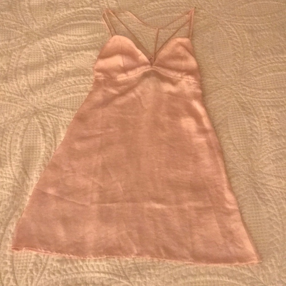 NWT Kendall & Kylie light pink satin dress